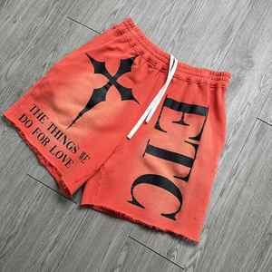 2025/2026สุดยอดกางเกงขาสั้นผ้าฝ้าย100% กันแดดสำหรับผู้ชายกางเกงขาสั้นพิมพ์ลายสกรีนไซส์ใหญ่พิเศษผลิตตามสั่งโดย rezax - Product Image 5