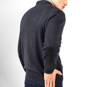 Nouvelle mode de pulls pour hommes à manches longues pulls à col rond pour hommes pulls à tricoter en coton Slim Fit - Product Image 5