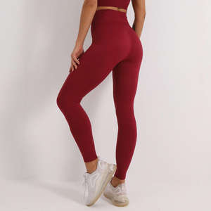 Mallas térmicas gruesas de cintura alta para mujer con bolsillo de poliéster, mallas de yoga con forro polar cálido para invierno - Product Image 4