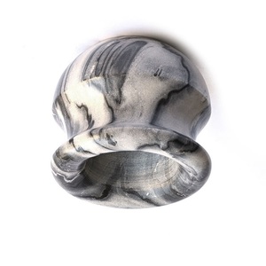 Wholesome Indian Crafted Luxury Black Marble <b>Flower</b> Pot Unique Design Indoor &Outdoor Planter Available for Home & Garden Decor - Product Image 2