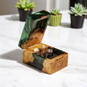 Luxury Eco-Friendly Small Unfinished Wooden <b>Box</b> with Lid 8x8x2 Inch <b>Christmas</b> <b>Gift</b> <b>Box</b> for Wall Hanging Customized Shape - Product Image 5