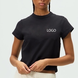 Camisetas de Mujer al por Mayor, Material de Algodón Suave de Alta Calidad, Ligeras y Transpirables / Top Casual de Moda de Manga Corta, Servicio OEM - Product Image 1