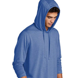 เสื้อกีฬาแขนยาวมีฮู้ดเสื้อสวมหัวแบบสามส่วนสำหรับทุกเพศเสื้อแบบถักสามส่วนสำหรับฤดูใบไม้ผลิ - Product Image 1