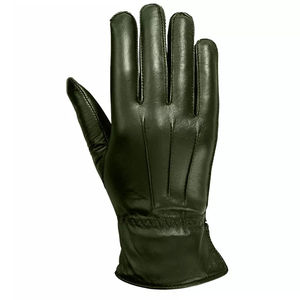 2025 nouveauté rouge noir peau de mouton cuir habillage gants en cuir pur gants de conduite à la mode pour l'hiver cyclisme en plein air - Product Image 2