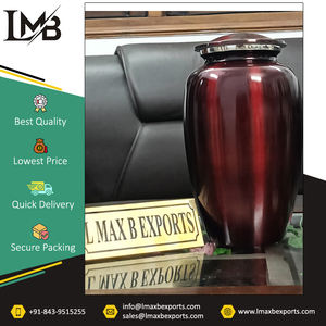 Acabado transparente multicolor Suministros funerarios Cenizas humanas Urnas de aluminio de cremación para adultos de fabricante indio - Product Image 5