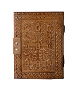 Diario de cuero personalizado hecho a mano, cuaderno de árbol de la vida, diario de escritura celta hecho a mano, libro de bocetos Vintage de sombras - Product Image 4