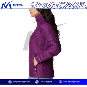 Venta al por mayor personalizada mujer invierno Parka chaqueta Casual a prueba de viento Puffer chaqueta nueva elegante invierno cálido chaqueta para las mujeres - Product Image 3