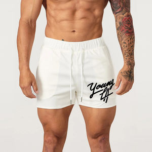 Shorts de basket-ball d'été personnalisés, séchage rapide, polyester, marron pour hommes, avec logo personnalisé imprimé, shorts en mesh pour hommes uniquement - Product Image 2