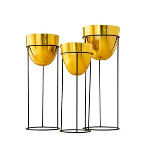 modern home decor planter minimalist plant holder contemporary plant <b>stand</b> luxury metal planter Scandinavian plant <b>stand</b> - Product Image 3