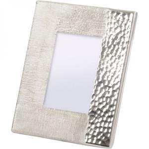 Metal Wave Double Design Modern Hammered Rose <b>Gold</b> A4 Metal Photo <b>Frame</b> Digital Printing Lightweight Durable for Wedding Home - Product Image 5