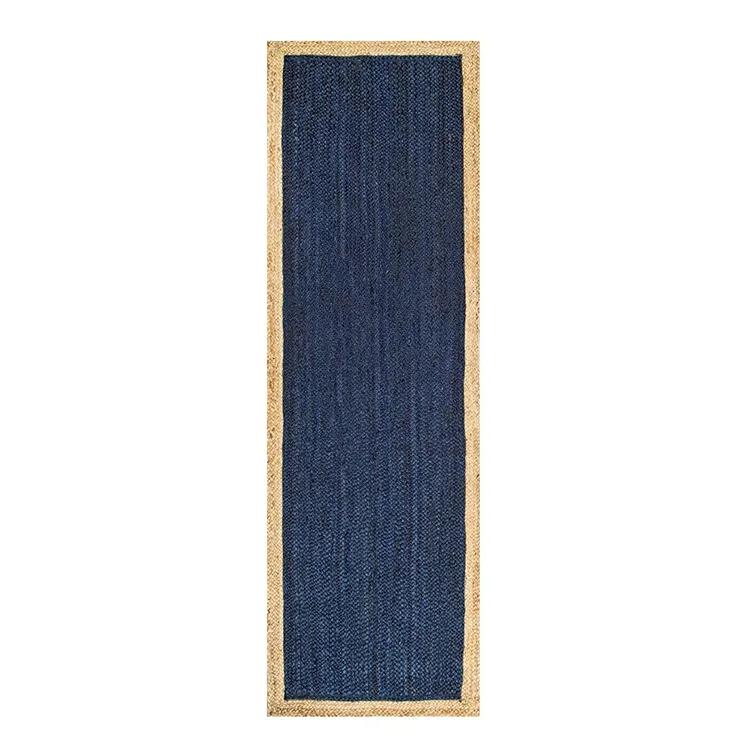 Achieve Bohemian Bliss with Natural Fiber Jute Area Rugs: Handcrafted, Eco-Friendly Elegance Embroidered Carpet & Rugs For Sale