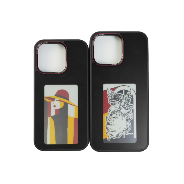 Manufacturer Wholesale Price NFC DIY Smart 3 Colors E-Ink Screen Phone Case for iPhone Series