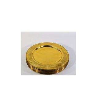 Placa de cargador de cobre, placa de cargador redonda de Metal martillado, utensilios de cocina y restaurantes, producto de gran oferta - Product Image 4
