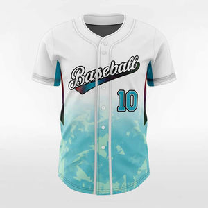 Camiseta de béisbol para hombre de tela suave superventas camiseta de equipo de béisbol para adultos impresa por sublimación uniformes OEM ODM con servicio - Product Image 2