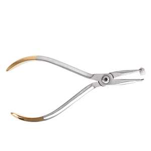 Pinza de Acero Inoxidable para Remover Adhesivo de Ortodoncia, Instrumento Manual Certificado MOL para Remover Cemento de Brackets Dentales - Product Image 1