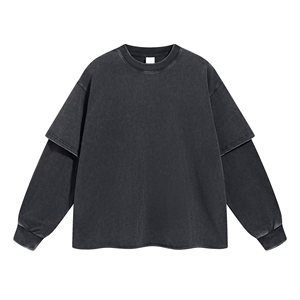 T-shirt à manches courtes 100% coton pour hommes et femmes, broderie de logo personnalisée, motif imprimé tendance, couleur ample, design personnalisable - Product Image 3