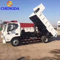 Camion à benne basculante léger FOTON AUMARK S, 3,5T-5T de charge utile, conduite à droite/à gauche, pour matériaux de construction urbaine