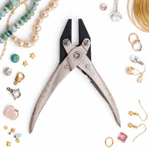 Pince à bec plat robuste pour la fabrication de bijoux, en acier inoxydable, mâchoires lisses, préhension précise, outil de réparation de pliage - Product Image 5