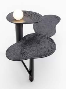 Mesa auxiliar de metal de alta calidad, último diseño gráfico moderno, mesa decorativa de forma redonda al mejor precio al por mayor - Product Image 5