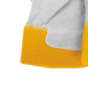 Gants de travail en cuir pour échelleur, en cuir pleine fleur, épaisseur 8 mil, pour la manutention et le rigging, épaisseur 6 mil - Product Image 5