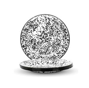 Design minimaliste assiettes de service en métal couleur émail fruits salade plat pour la maison cuisine décor écologique - Product Image 2