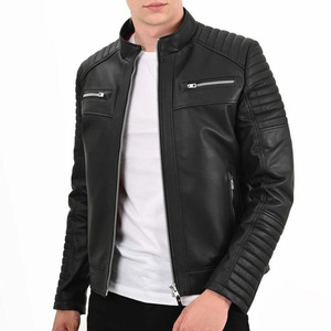 Chaqueta de cuero ligera para hombre, las mejores cosas, superventas, tendencia superior, tarifa al por mayor, chaqueta de cuero para hombre con chaqueta completa para hombre - Product Image 1