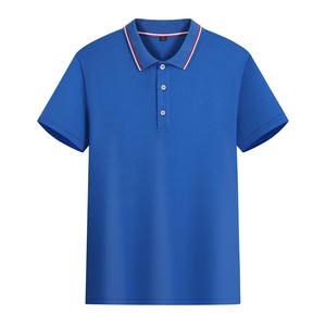 Approvisionnement d'usine pour hommes Golf pour Polo T-Shirt Design personnalisé Logo séchage rapide été à manches courtes plaine Polyester broderie solide - Product Image 3