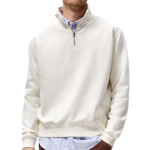 Sudadera con Capucha para Hombre, Estilo Francés, 100% Algodón, con Logotipo Bordado en 3D, Hombros Caídos, Cuello Alto con Cierre de 14 Pulgadas - Product Image 2