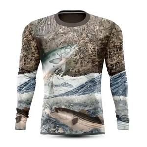 Jersey de pesca de calidad superior para hombre, camisas de poliéster para pesca al aire libre de alto rendimiento de secado rápido, diseño de logotipo personalizado 2025 - Product Image 4