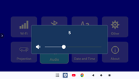 Projecteur OEM d'usine avec 13 ans d'expérience, tablette tactile 5 pouces, système Android intelligent, WiFi, mise en miroir du téléphone, système Google, mini-projecteur ODM le plus récent