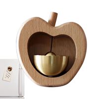 Timbre de Puerta Magnético Decorativo de PVC, Colgante y Móvil, Hecho a Mano, con Diseño Art Deco, para Decoración del Hogar, Ideal para Regalo