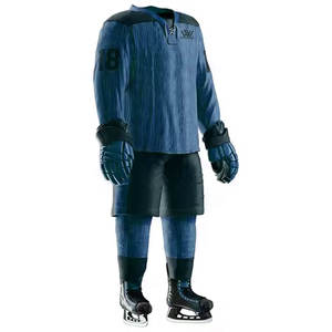 ชุดยูนิฟอร์มฮอกกี้น้ำแข็งดีไซน์โดดเด่น ผลิตจำนวนน้อยได้ ทนทาน ระบายอากาศดี สินค้ามาใหม่ คุณภาพสูง ผลิตจากโพลีเอสเตอร์ 100% - Product Image 2