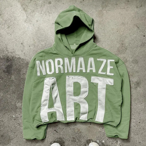 OEM Fit Custom Print logo <b>Men's</b> 100% Cotton Hoodies & Sweatshirts Full <b>Zip</b> <b>up</b> Plain Plus Size <b>Men's</b> Cropped Hoodies for <b>Man</b> - Product Image 5