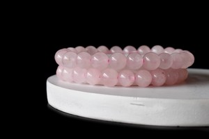 Top Bulk Selling Rose Quartz 8mm Everyday Wear Pink Color Round Beaded <b>Bracelet</b> Natural <b>Healing</b> Crystals For Jewelry Meditation - Product Image 4
