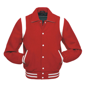 Bán Buôn Đồng Bằng Áo Khoác Bóng Chày Nút up Biểu Tượng Tùy Chỉnh In Cao Đẳng Người Đàn Ông Màu Đen Của Áo Khoác Varsity Áo Khoác - Product Image 2