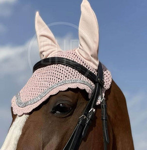 High Quality Mesh Horse Ear <b>Bonnet</b> Smooth Texture Quick Dry Comfortable for Daily Riding Use Professional Style Made Pakistan - Product Image 3