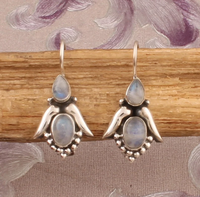 Pendientes de Aro con Forma de Búho, Plata de Ley 925, Diseño Boho de Lujo, con Puntos, Hechos a Mano, con Múltiples Piedras Preciosas, Joyería para Fiestas, Regalo para Adolescentes