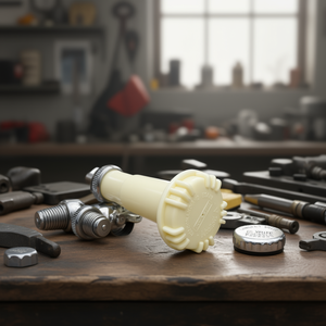 Lambretta D150 LD E F ฝาน้ำมันพลาสติกสีขาวอุปกรณ์เสริมรถจักรยานยนต์ - Product Image 3
