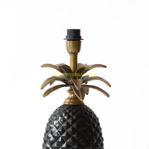Aluminum <b>Black</b> And Gold Pineapple Shape Table Lamp With <b>Shade</b> Unique Decorative <b>Lighting</b> For Living Room Bedroom Decorative Lamp - Product Image 3