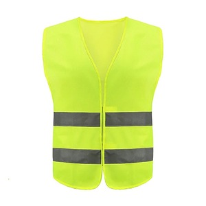Overol de Seguridad Reflectante de Alta Visibilidad Fluorescente de Poliéster de Talla Grande, Secado Rápido, Mangas Largas, para Construcción - Product Image 2
