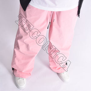 Pantalones clásicos de snowboard para esquí de invierno, pantalones holgados transpirables impermeables, bolsillos con cremallera, cierre a prueba de viento, estampado de talla grande - Product Image 2