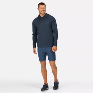 Dernière arrivée 2023 hommes bleu Active Wear pull à capuche avec poche kangourou avant et logo personnalisé hommes pull à capuche - Product Image 3