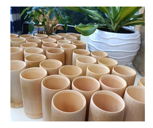 Tasses à boire en bambou du Vietnam de qualité supérieure, tasses biodégradables écologiques faites à la main, parfaites pour le marché d'exportation - Product Image 5