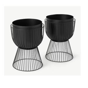 Maceta de acero de lujo, maceta de Metal para el hogar y el Hotel, decoración de jardín de escritorio interior para bodas y cultivo de plantas - Product Image 2