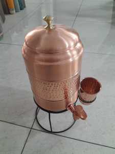 Dispensador de cobre libre de óxido de grado premium con cuerpo pesado y grifo a prueba de fugas para oficina en casa y uso diario de agua saludable de la India - Product Image 4