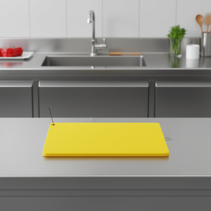 H.A.C.C.P. Tabla de Cortar de Plástico Amarilla Bisetti TG4030Y 40x30cm para Bloques de Picar - Product Image 3