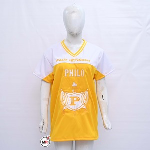 Wholesale Philo Half Sleeve V-Neck Unique Greek Letter Philo Print Casual Sorority Fraternity Graduation <b>Party</b> Item For Men - Product Image 1