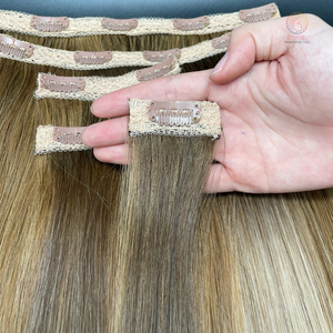 ผมต่อแบบคลิปหนีบผมตรงไร้รอยต่อเป็นลอนธรรมชาติแบบเรมี่100% เวียดนาม - Product Image 3