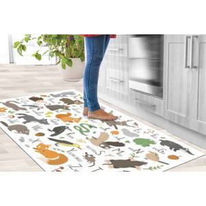 Alfombra Estampada Colorida, Alfombra para Habitación Infantil, Fácil de Limpiar, Alfombra de Chenilla - Product Image 5