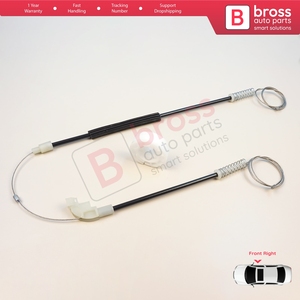 Juego de Reparación de Elevalunas Delantero Derecho BWR5616 para Carisma DA 1995-2006 4/5 Puertas MR912460, Repuestos Bross, Hecho en Turquía - Product Image 4